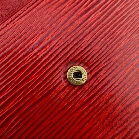 AUTHENTIC Louis Vuitton Marco Wallet. Red.
